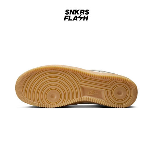 NIKE Air Force 1 07 Low Lv8 Phantom Light Smoke Gum Sepatu Sneakers Pria - FQ8714002 - Size 43