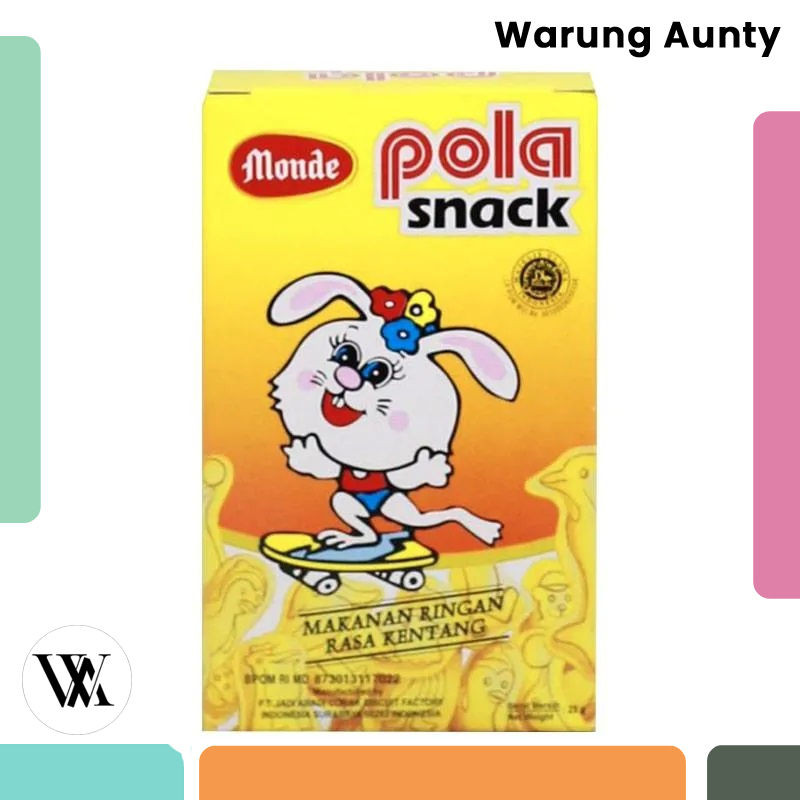 

MONDE POLA SNACK 25gr CEMILAN ANAK BAYI BALITA MAKANAN RINGAN GROSIR MURAH KUE BISKUIT WAFER NON MSG JUMBO Warung Aunty Murah Bandung