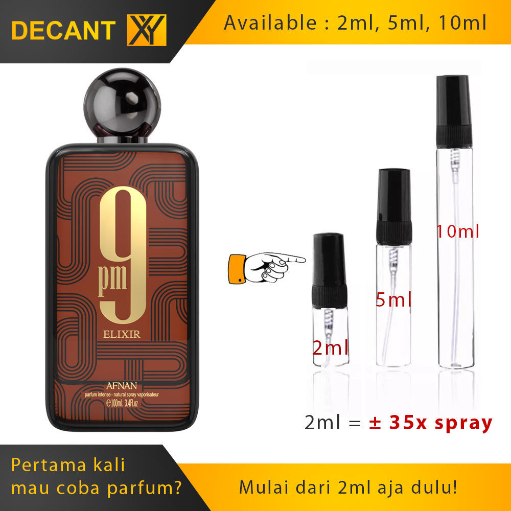 Decant Parfum Afnan 9Pm Elixir 2ml 5ml 10ml