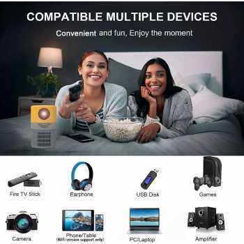 Mini LED Projector 40 ANSI Lumens