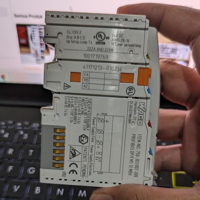 WAGO 750-303 PROFIBUS COUPLER MADE IN GERMANY