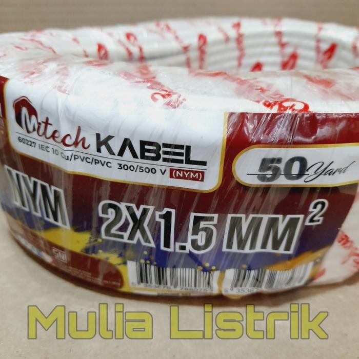 KABEL LISTRIK 2X1,5 KABEL KAWAT TEMBAGA SNI 2X1,5