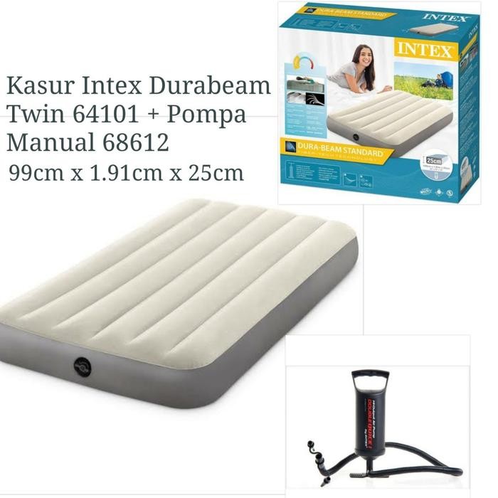PREMIUM Kasur angin intex DURA BEAM twin 64101