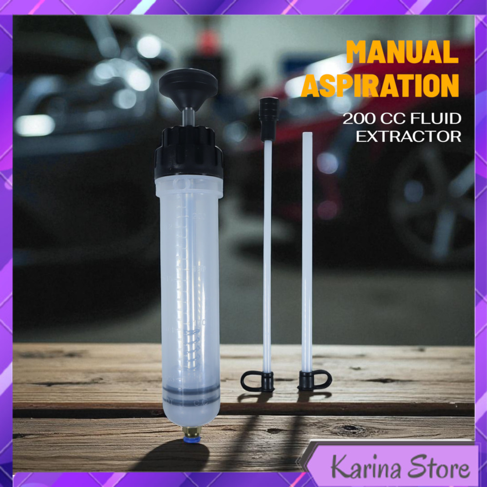 POMPA TANGAN TRANSFER OLI BENSIN MOBIL EXTRACTOR 200ML - NC25