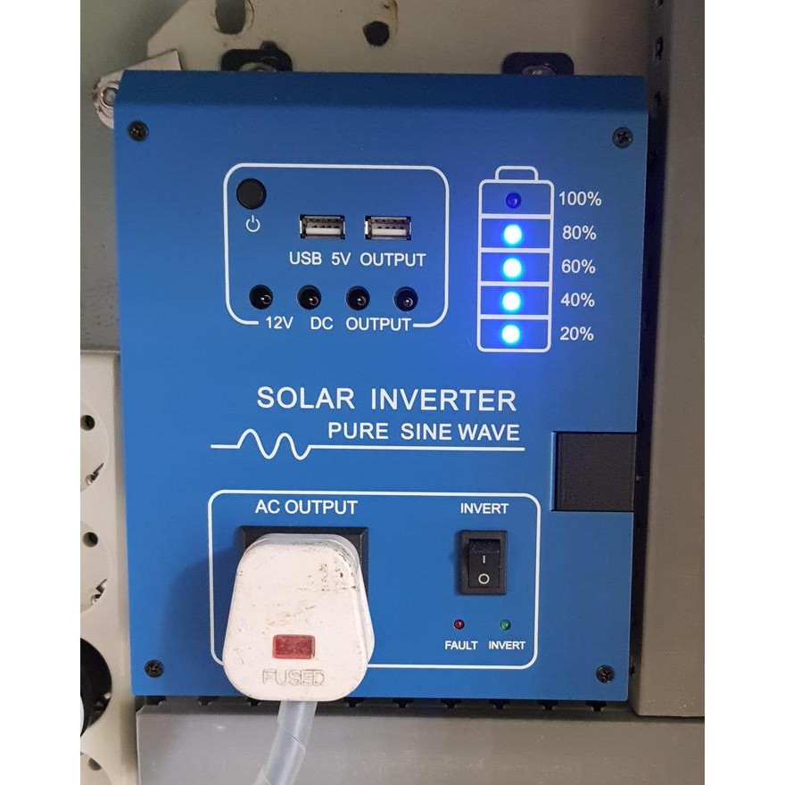 INVERTER + SCC 12V KE 220V 500 WATT PSW