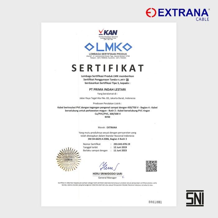 KABEL LISTRIK EXTRANA NYM 3 X 2.5 MM 50METER