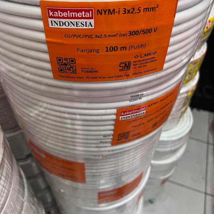 KABEL NYM 3X2.5X100 METER METAL