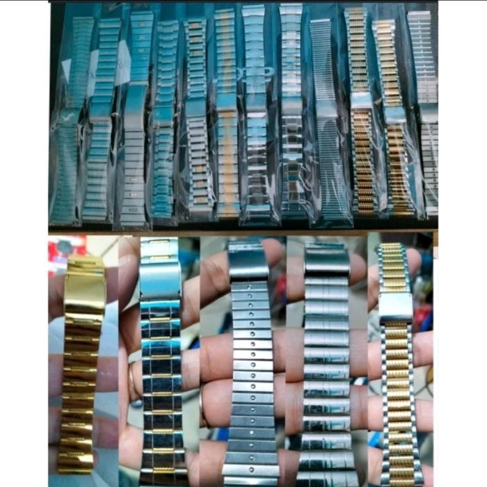 Rantai Casio Silver 18mm