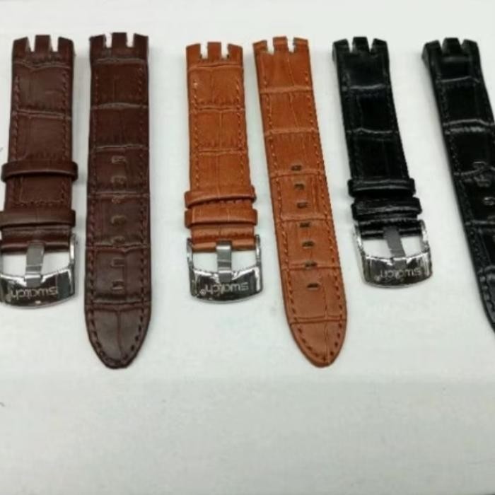 Tali Kulit untuk Jam Swatch 007