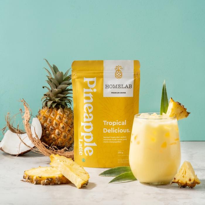 

Tersedia Bubuk Minuman Nanas Pineapple Latte 200g - Serbuk Minuman Premium