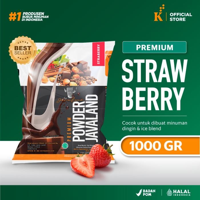 

Tersedia Bubuk Minuman Premium Strawberry Javaland Grande 1Kg