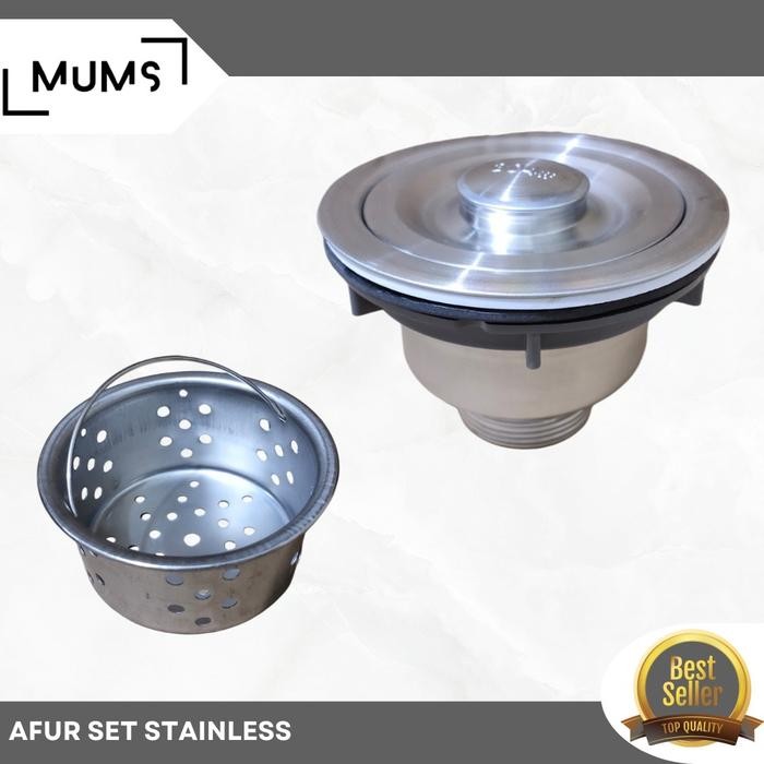 GROSIR TERMURAH Avur Afur Affour Stainless Saringan Bak Cuci Piring Sink Wastafel PB8