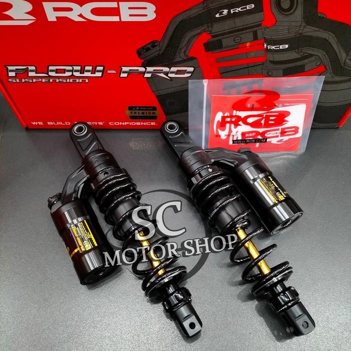 Shock tabung RCB flow pro black series nmax old - pcx 150 - pcx 160