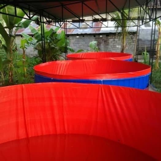 Tekira.store terpal kolam bulat D 3 tinggi 1m