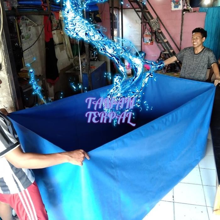 Tekira.store TERPAL KOLAM KOTAK ORCHID 1x2x1/KOLAM TERPAL/KOLAM IKAN/TERPAL ORCHID