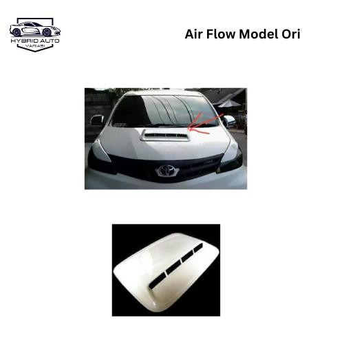 Terhemat Air Flow Kap Mesin Scoop Mobil Universal Model Ori Fortuner Kijang Triton Avanza Innova