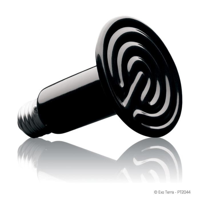 EXO TERRA CERAMIC HEAT EMITTER 40W (PT2044) BREADED DRAGON SULCATA