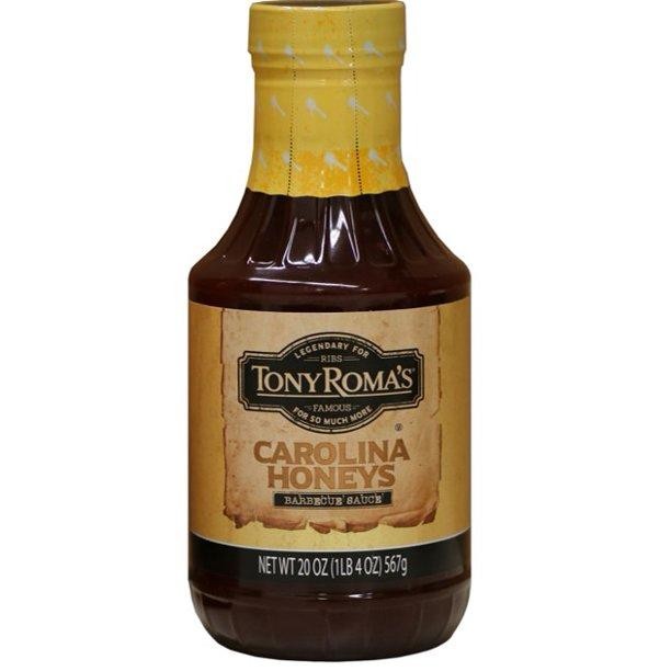 

Tony roma's carolina honey barbeque sauce 510gr
