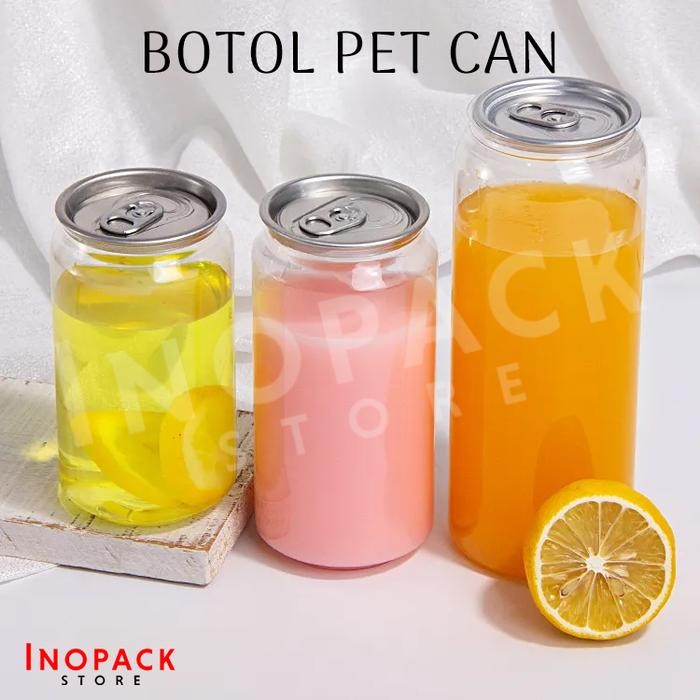Botol Plastik PET Can 650ml Kaleng Minuman Soda Coffee Beer Food Grade