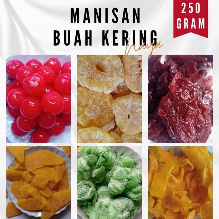 

BY KNY 250g Manisan buah kering camilan buah olahan buah makanan khas daerah makanan tradisional