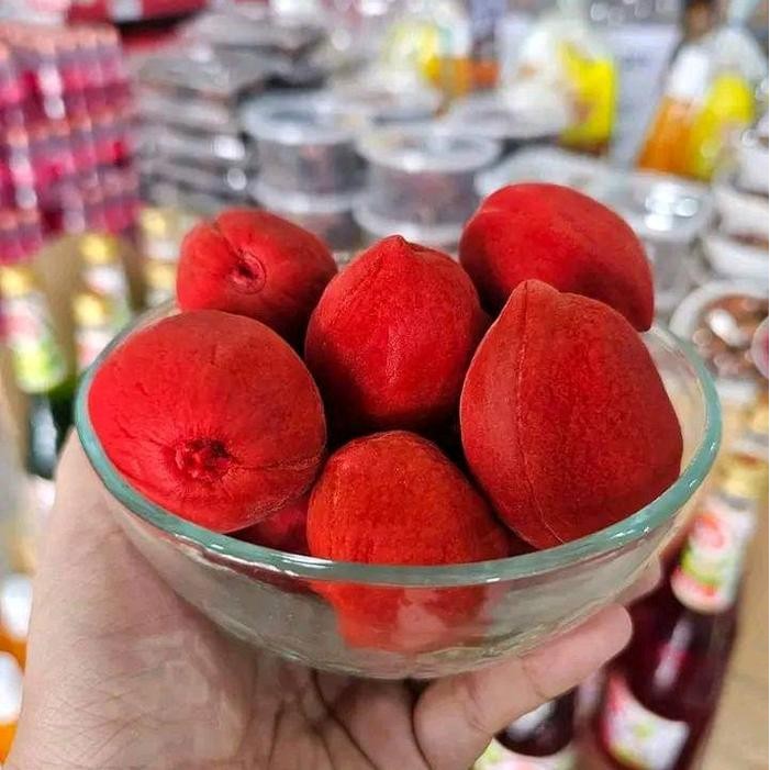 

Ready Manisan Buah Persik Merah 1 kilo