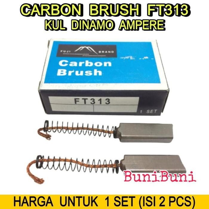 Jual Carbon Brush Alternator Ft 313 / Kul Cool Arang Dinamo Ampere Mobil Rino Hiace Taft Gt Ps136 -