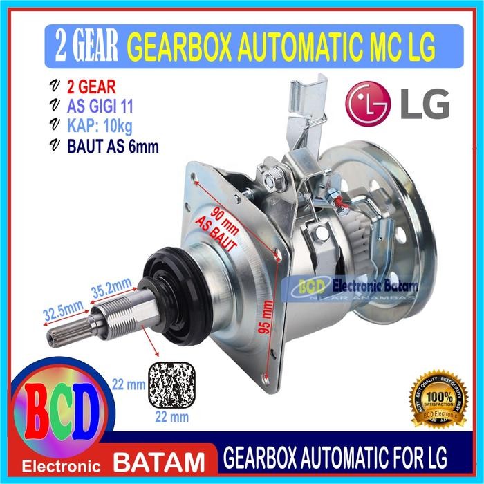 Gear Box Mesin Cuci Automatic Lg 2 Gear / Gear Box Mesin Cuci 9~10Kg
