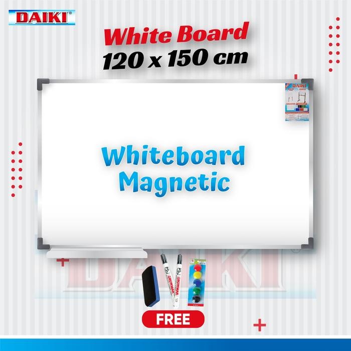 

Whiteboard DAIKI magnetic 120x150 Cm