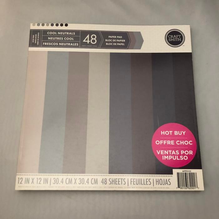 

Cardstock 12X12 Cool Neutrals 48 Sheets