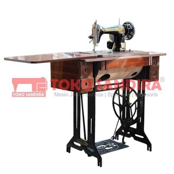 Mesin Jahit Butterfly JA-1/mesin jahit tradisional/mesin jahit manual FULL SET + DINAMO ( BARU )