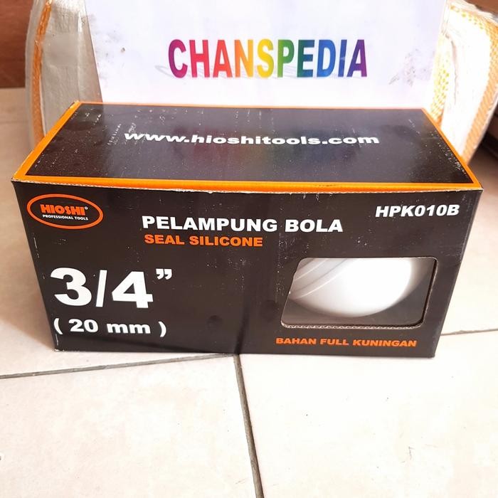 PELAMPUNG BOLA 3/4 KUNINGAN ( HIOSHI )