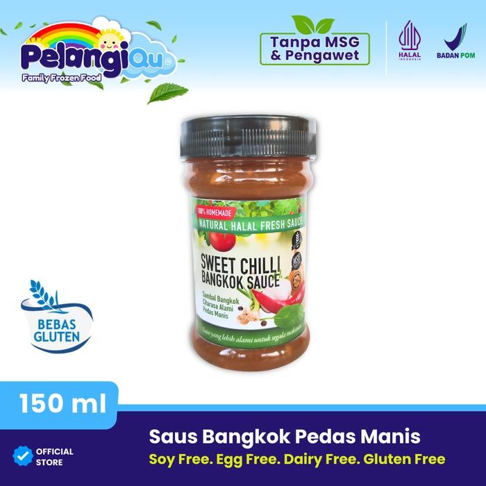 

Pelangi Saus Bangkok Pedas Manis Natural Non MSG & Pengawet - Halal