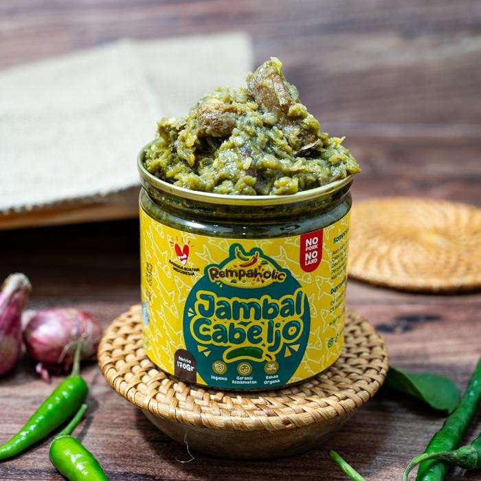 

Rempaholic - Sambal Ikan Asin Jambal Cabe Ijo - Makanan Instant Sambel Ikan Asin Jambal Cabe Ijo -