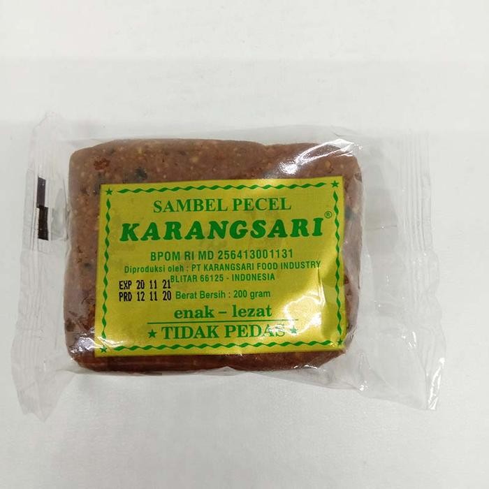 

KARANGSARI SAMBEL PECEL TIDAK PEDAS 200 G