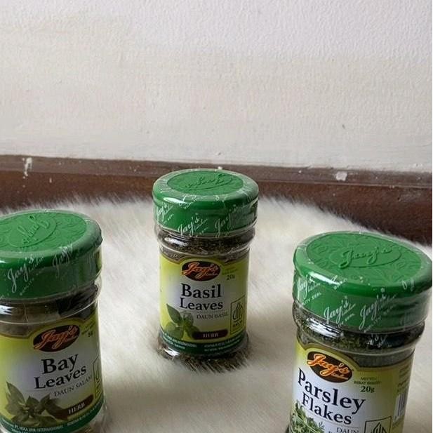 

Jay's Kitchen Bay Leaves Basil Parsley Flakes - Bumbu Rempah-Rempah - Toples, Spices