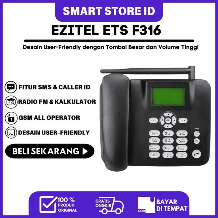 FWP GSM HUAWEI F316 TELEPHONE RUMAH GSM HUAWEI-ZTE GARANSI 1 TAHUN