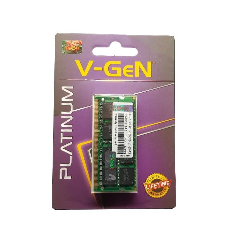 RAM LAPTOP SODIMM V-GEN PLATINUM DDR3 2GB, 4GB, 8GB 10600/12800 RAM UNTUK LAPTOP / NOTEBOOK V GEN