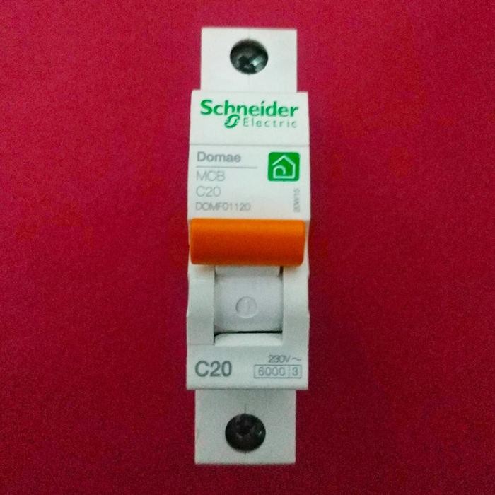 MCB DOMAE SCHNEIDER 1 PHASE 20A