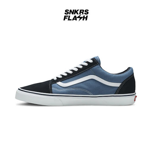 VANS Old Skool Navy Sepatu Sneakers Unisex - VN000D3HNVY - Size 46