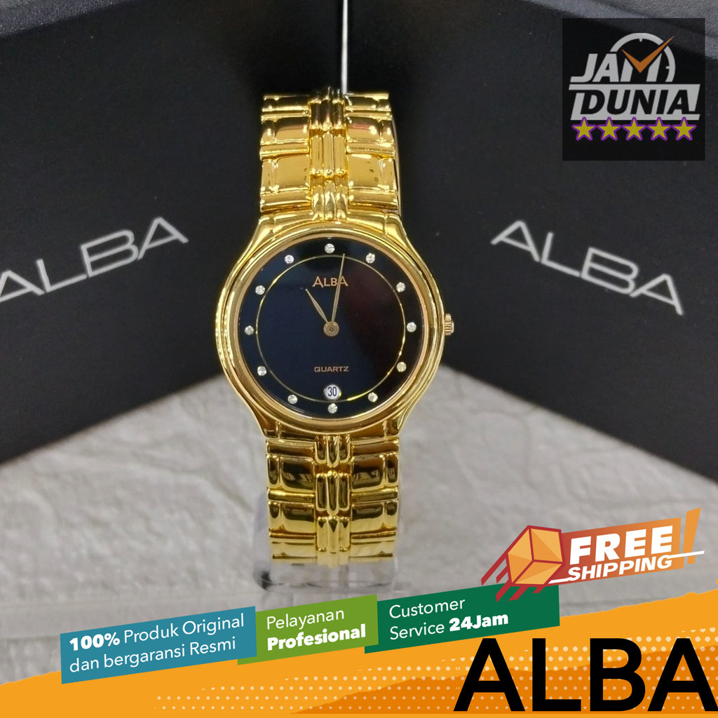 JAM TANGAN WANITA ALBA ORIGINAL JAM ALBA STAINLESS STEEL ALBA AXB36C AXB3 ALBA AXB36CX1 JAM ALBA GOL