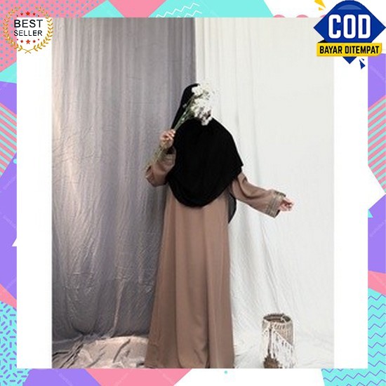 Dres Syari Kondangan Dress Jumbo Muslimah Elegan Baju Perempuan Gamis Ghamis Terbaru Maxy Baju Gamiz