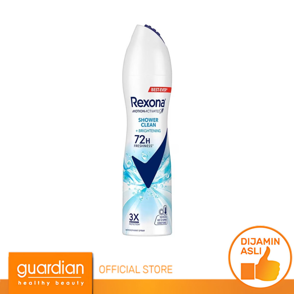 Rexona Women Antiperspirant Aerosol Deodorant Spray Shower Clean 135ml