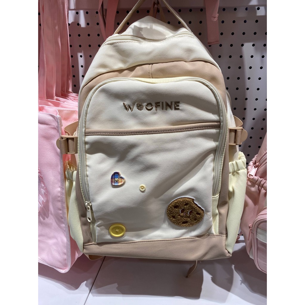 Ohsome Ori BTS Khaki Cookie Students Backpack – tas sekolah