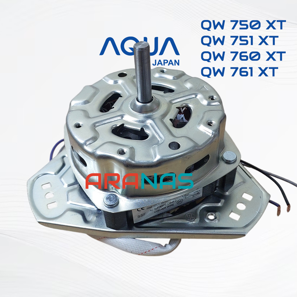 DINAMO SPIN AQUA JAPAN 7 Kg QW750XT QW751XT QW760XT QW761XT Motor Pengering Mesin Cuci 2 Tabung QW 7