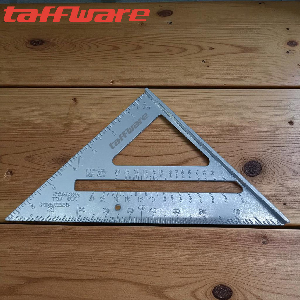 [Bagusnya] Taffware Penggaris Siku Mistar Triangle Ruler Aluminium Alloy - VK18
