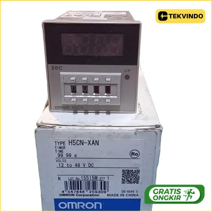 Omron Timer E5CN-XAN Timer 12 to 48V DC 99.99s