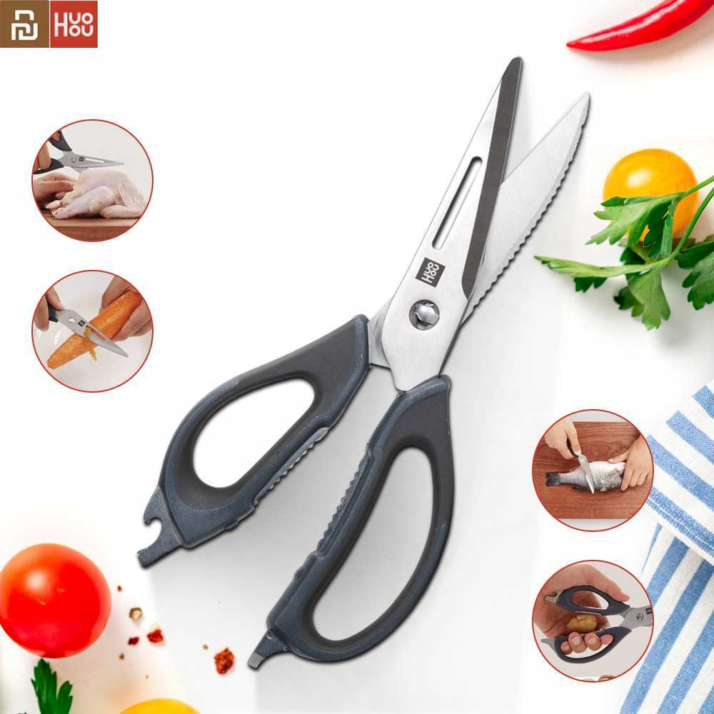 Gunting Dapur Multifunctional Detachable Scissors Gray