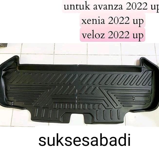 PREMIUM karpet bagasi karpet trunk tray karpet 3d bagasi mobil avanza veloz xenia 2022