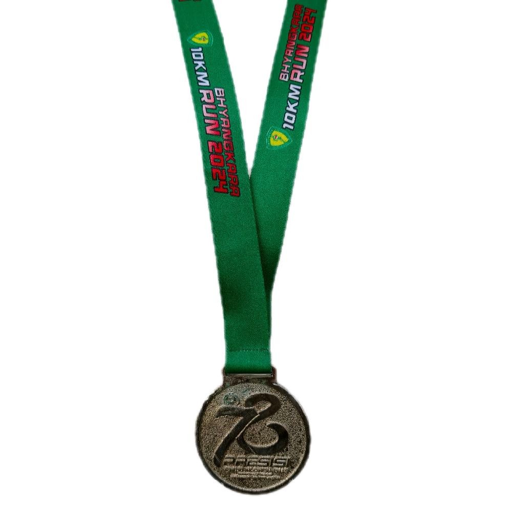 Medali Lari Unik Event polresta bandung - Medali Finisher- Medal Lari Original - Medali Panjangan | 