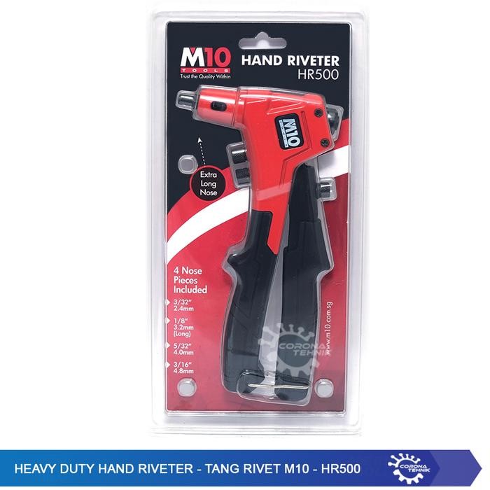 Heavy Duty Hand Riveter - Tang Rivet M10 - HR500